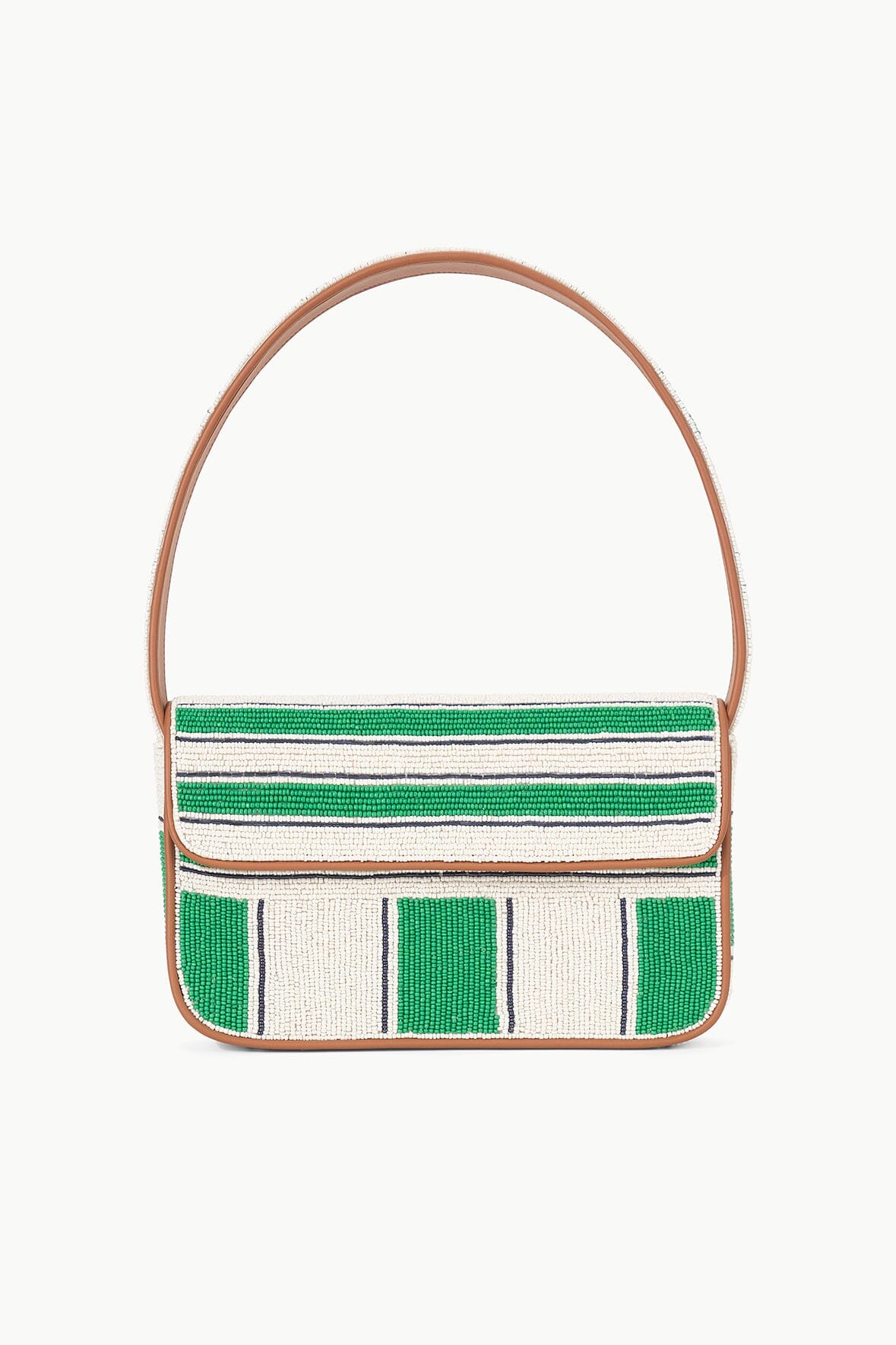 Image TOMMY BEADED BAG | BUNGALOW STRIPE 1 of 6 and Clicking this image will trigger a zoom pop-up