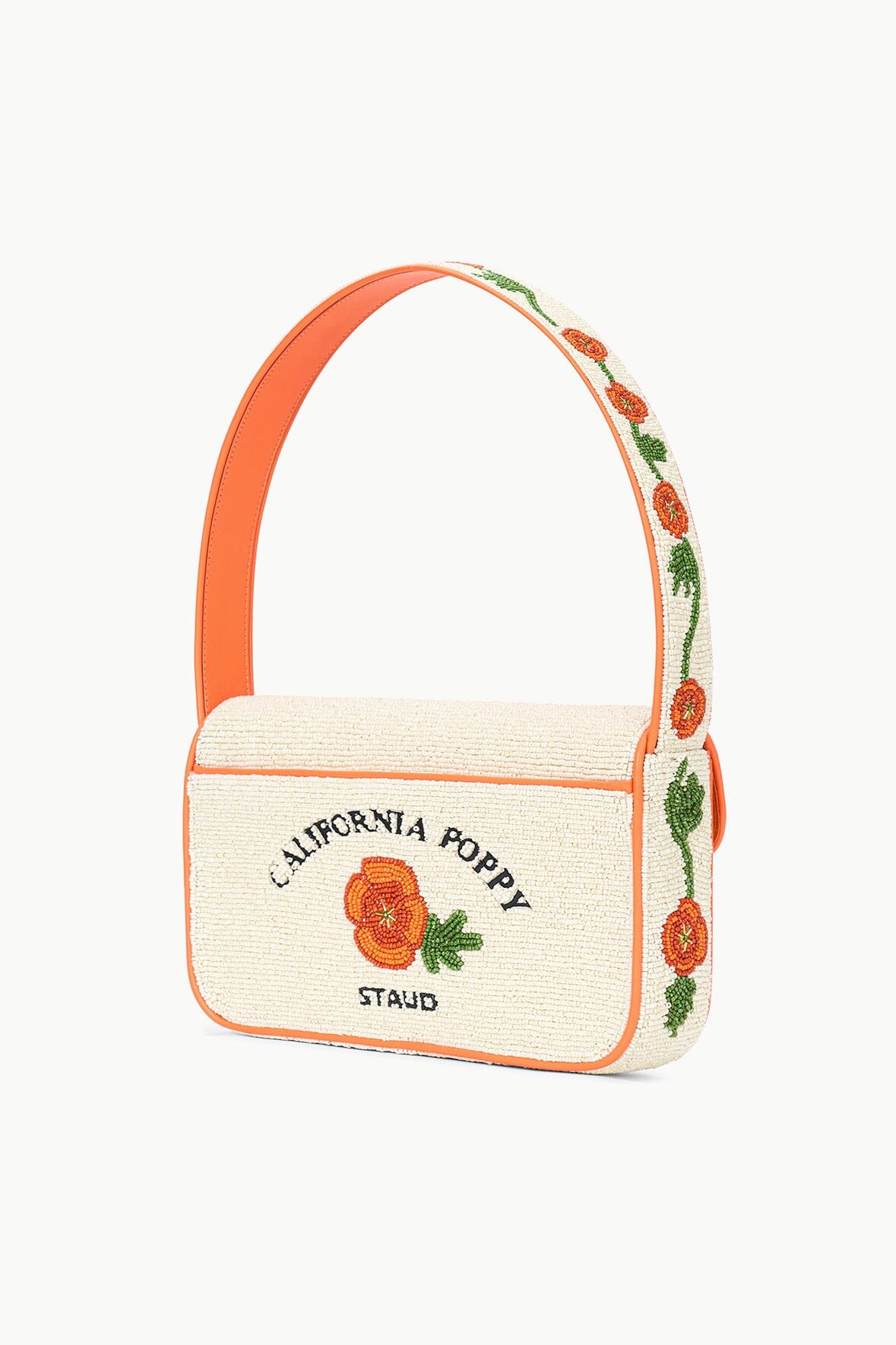 Image TOMMY BEADED BAG | CALIFORNIA POPPY 2 of 4 and Clicking this image will trigger a zoom pop-up