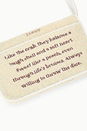 TOMMY ZODIAC BEADED BAG | CANCER