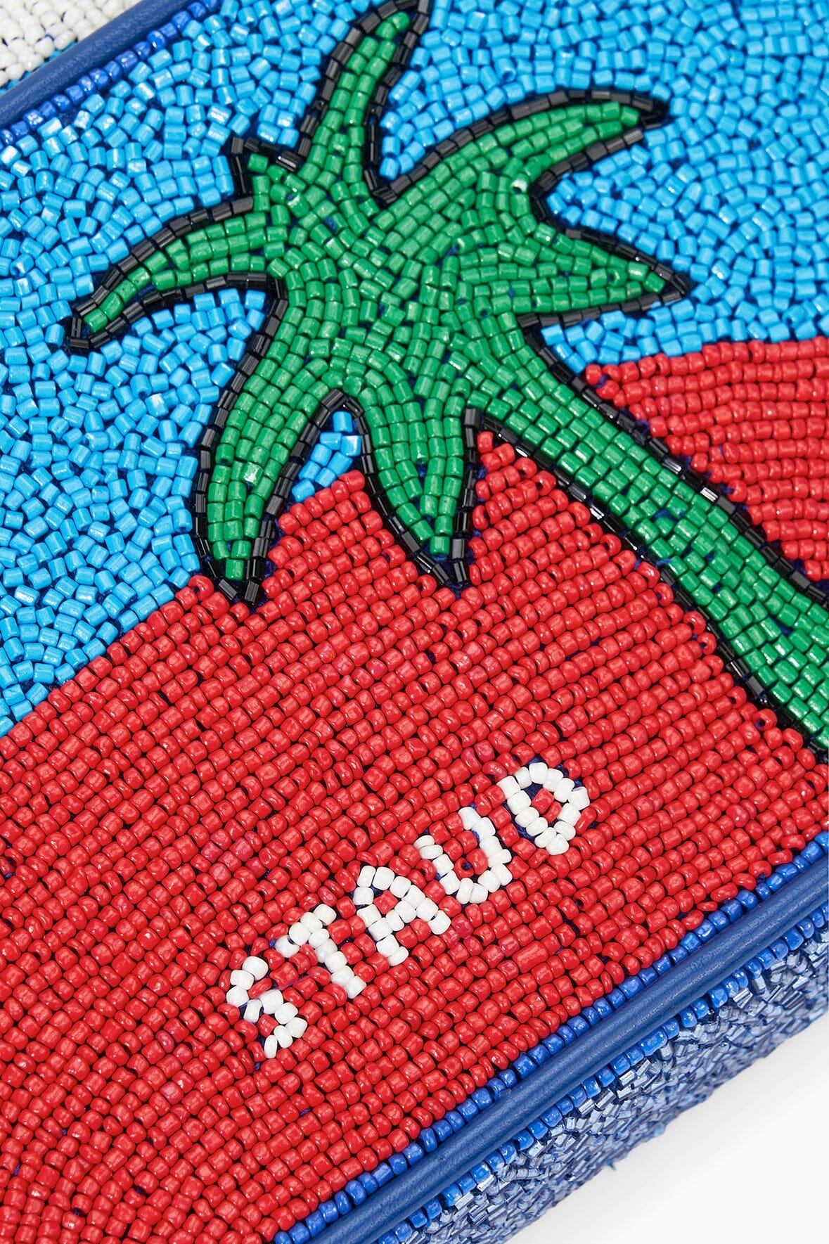 Image TOMMY BEADED BAG | GRAPHIC PALM 4 of 4 and Clicking this image will trigger a zoom pop-up