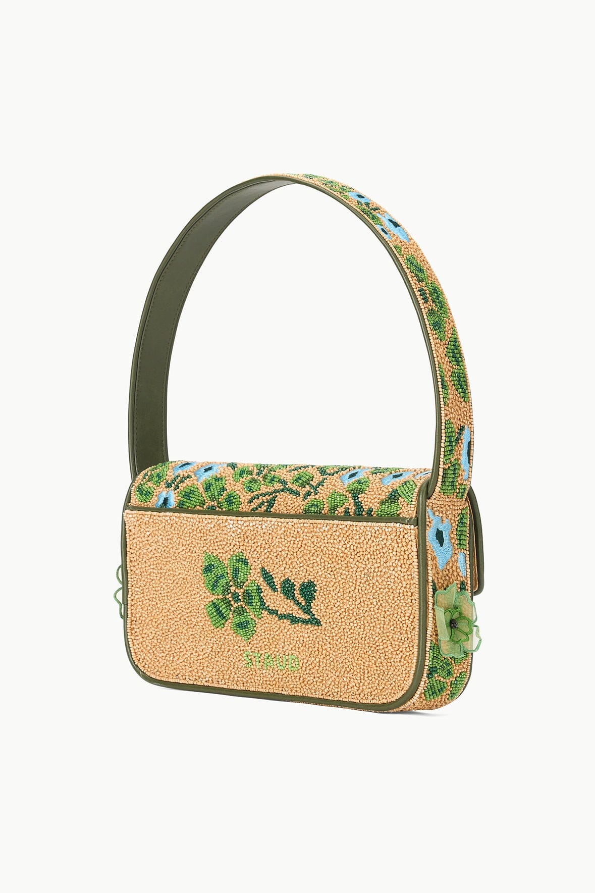 Image TOMMY BEADED BAG | MOSS FLORAL TAPESTRY 3 of 5 and Clicking this image will trigger a zoom pop-up