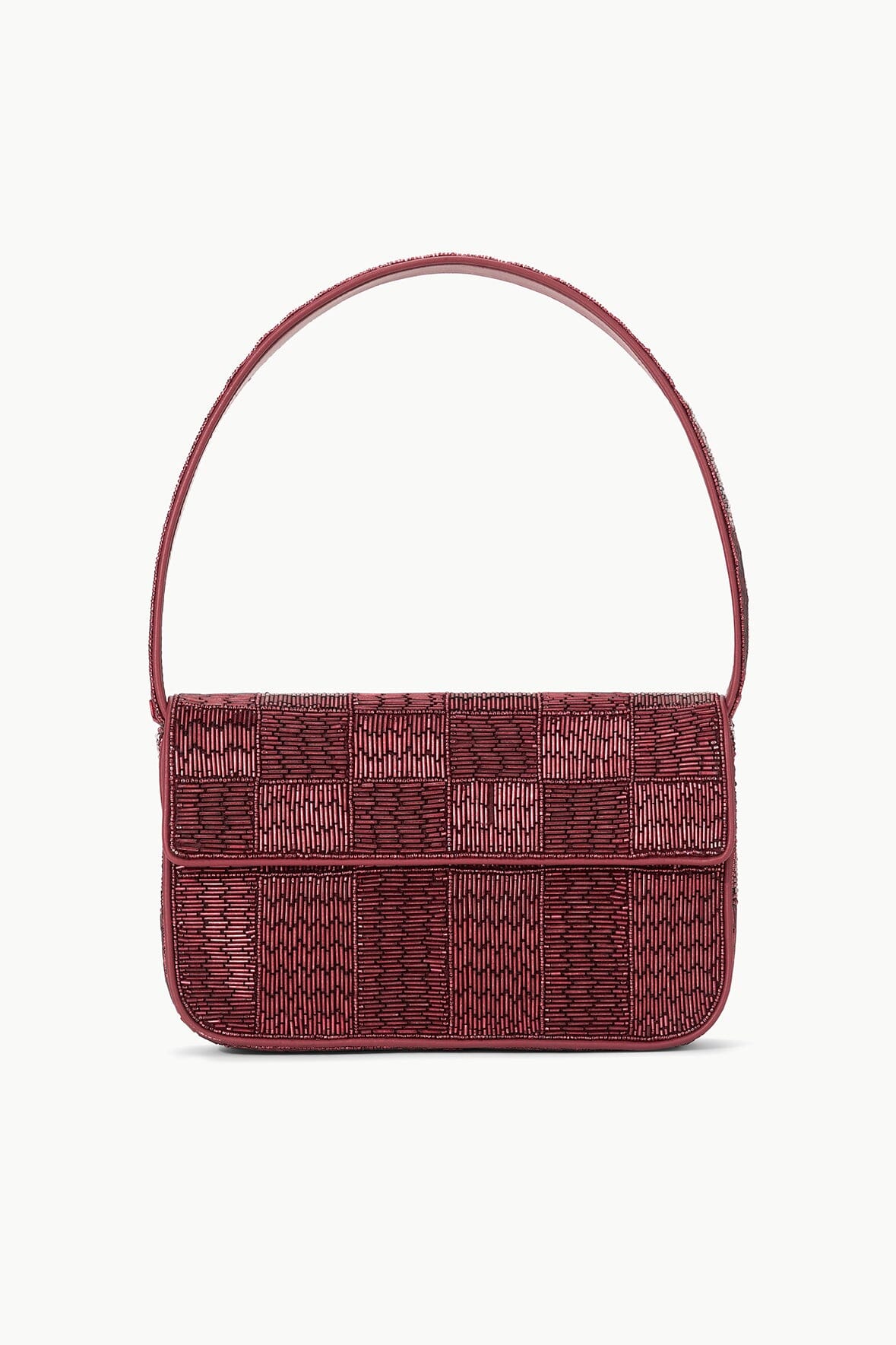 STAUD Tommy Bag - Beaded Bag, Beaded Shoulder Bag