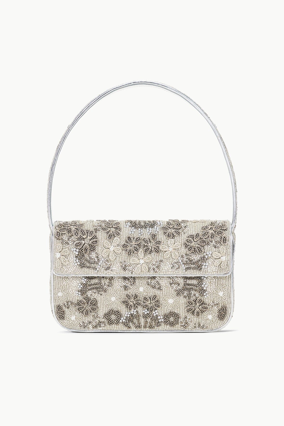 STAUD Tommy Bag - Beaded Bag, Beaded Shoulder Bag