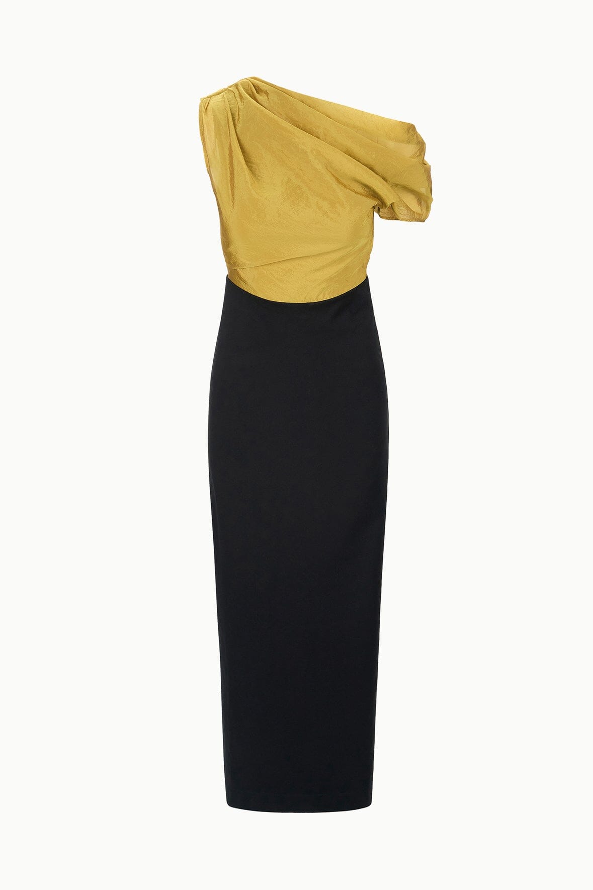 Image TOPAZ DRESS | CHARTREUSE BLACK 5 of 5 and Clicking this image will trigger a zoom pop-up