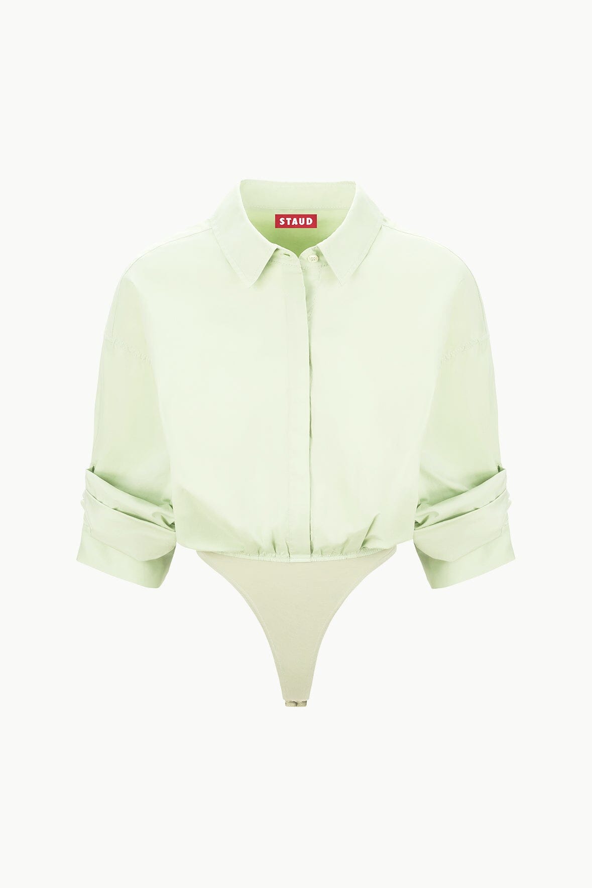 Image TRAVERSE BODYSUIT | PALE JADE 6 of 6 and Clicking this image will trigger a zoom pop-up