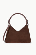 Image VALERIE SHOULDER BAG | MAHOGANY SUEDE 1 of 7