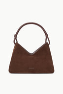 Image VALERIE SHOULDER BAG | MAHOGANY SUEDE 3 of 7