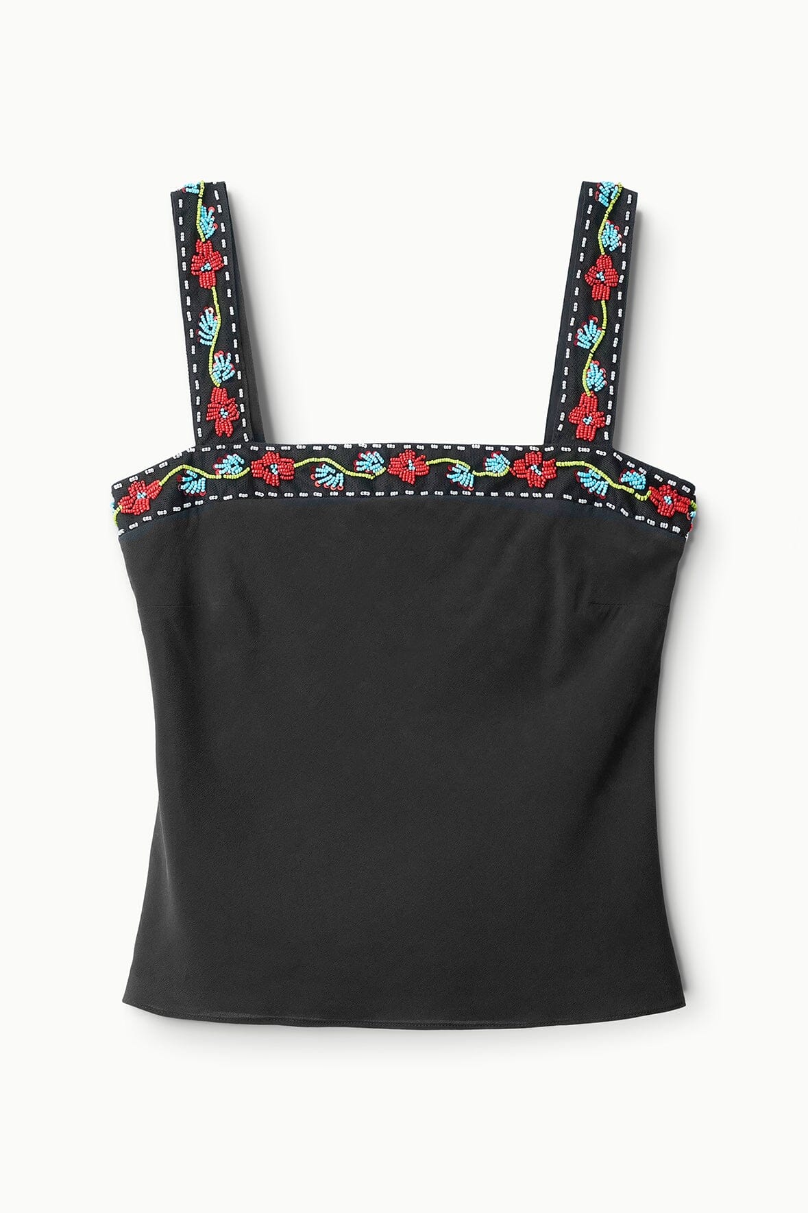 Image VERONICA SILK TOP | BLACK 6 of 7 and Clicking this image will trigger a zoom pop-up