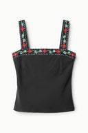 Image VERONICA SILK TOP | BLACK 6 of 7