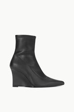 VESPER ANKLE WEDGE BOOT | BLACK
