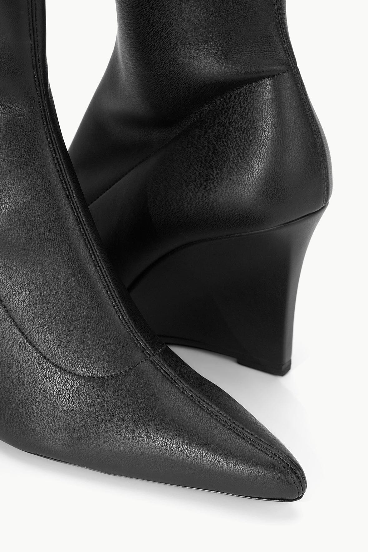 Image VESPER ANKLE WEDGE BOOT | BLACK 6 of 7 and Clicking this image will trigger a zoom pop-up