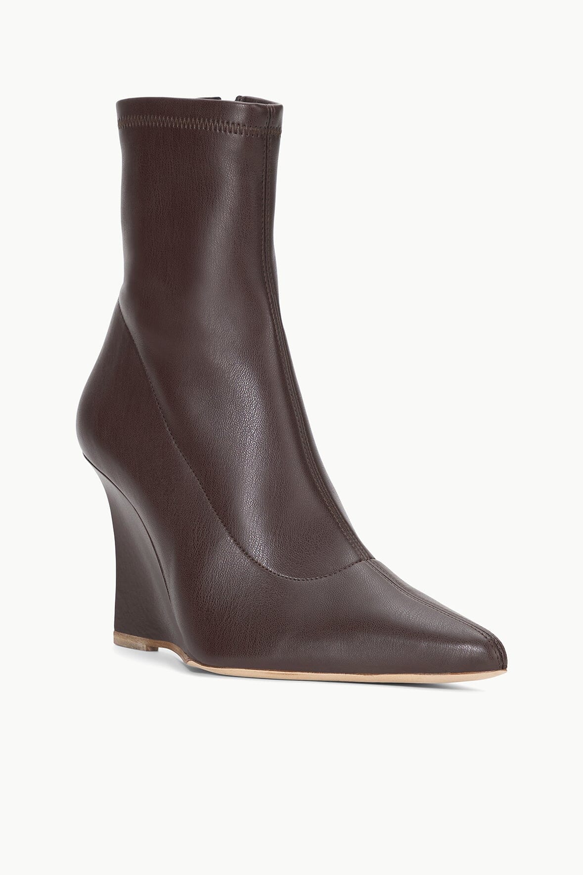 Image VESPER ANKLE WEDGE BOOT | ESPRESSO 3 of 7 and Clicking this image will trigger a zoom pop-up