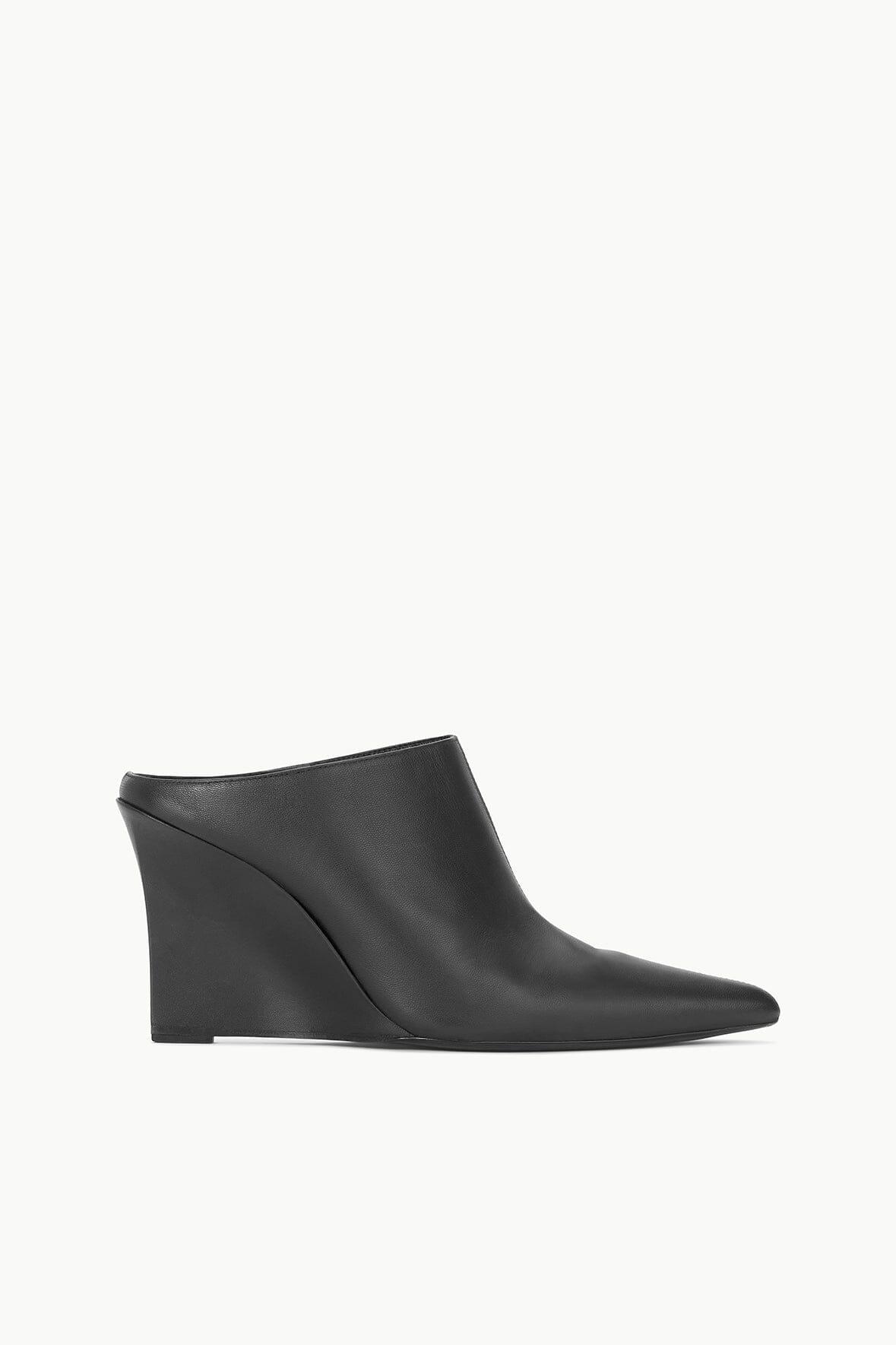 Image VESPER WEDGE MULE | BLACK 1 of 7 and Clicking this image will trigger a zoom pop-up