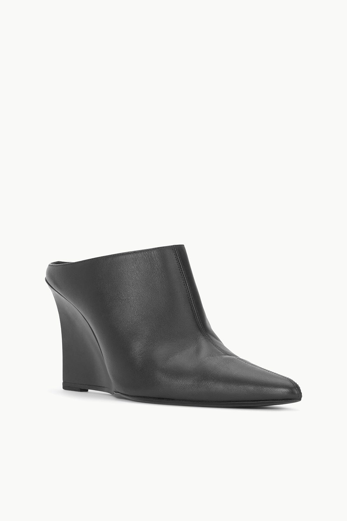 Image VESPER WEDGE MULE | BLACK 3 of 7 and Clicking this image will trigger a zoom pop-up