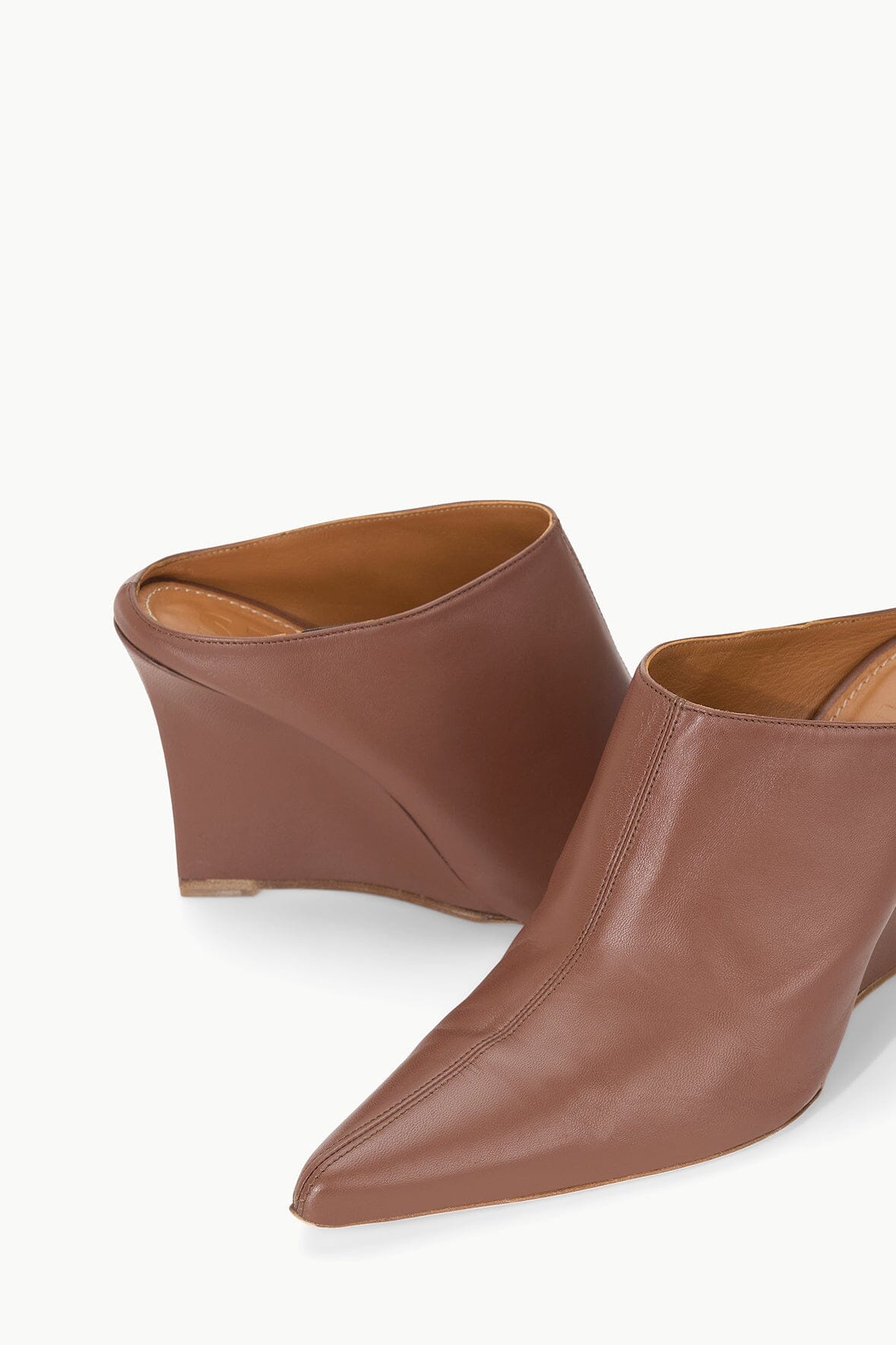 Image VESPER WEDGE MULE | CACAO 6 of 7 and Clicking this image will trigger a zoom pop-up