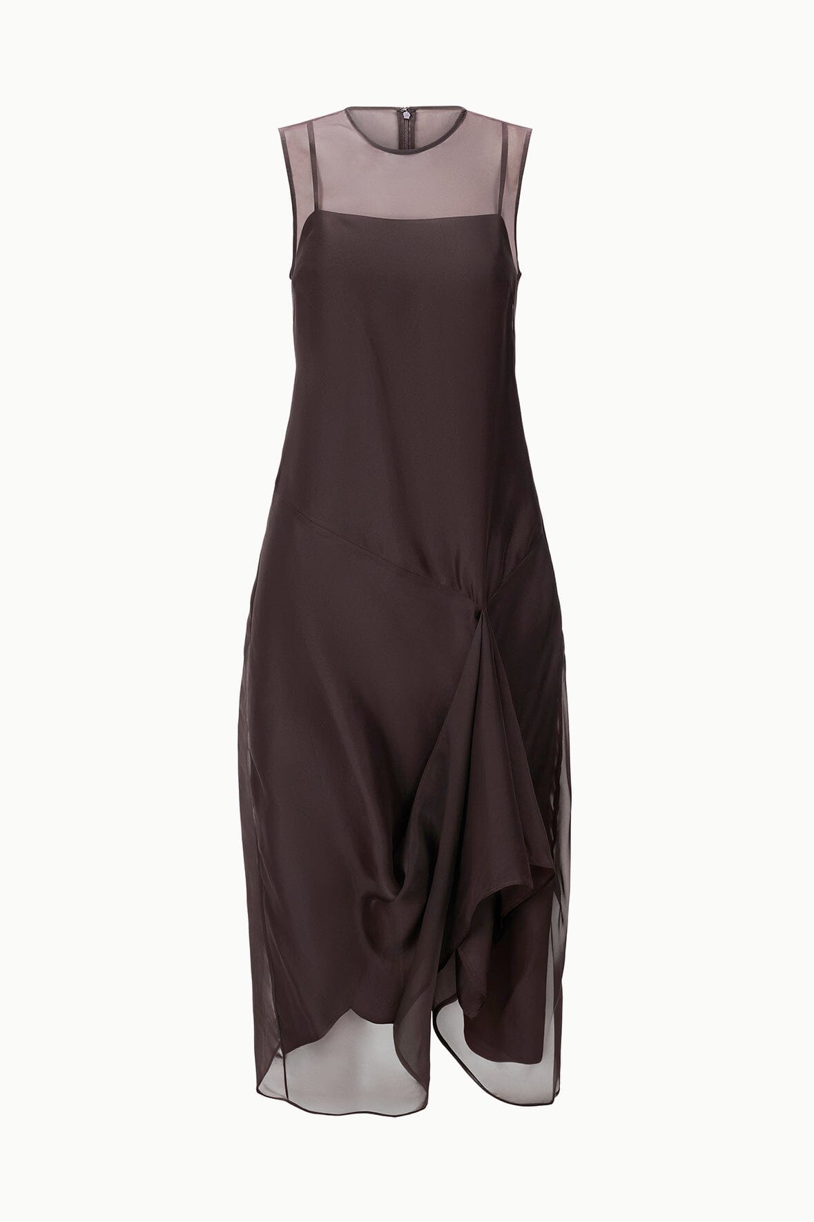staud viola silk midi dress STAUD Viola Dress Ivory S
