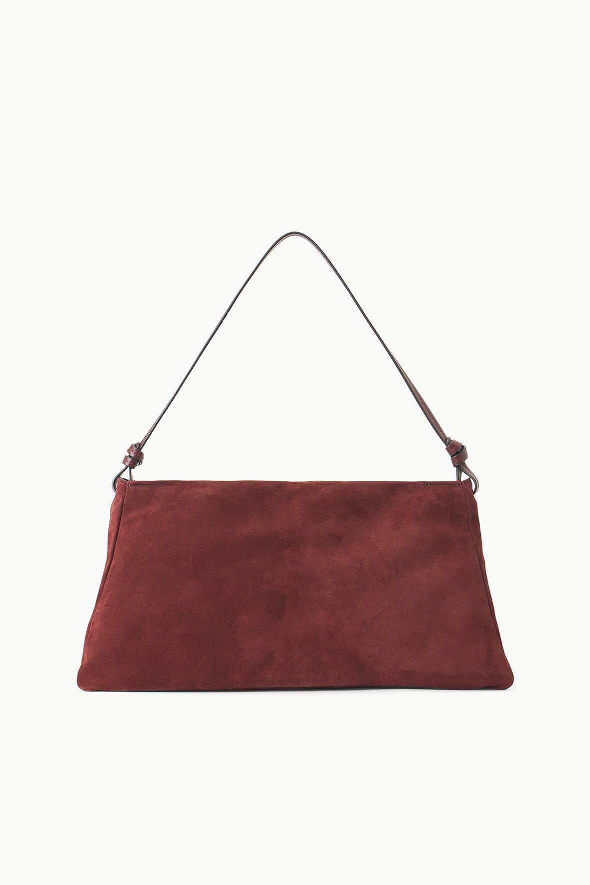WALLY SHOULDER BAG MAHOGANY SUEDE