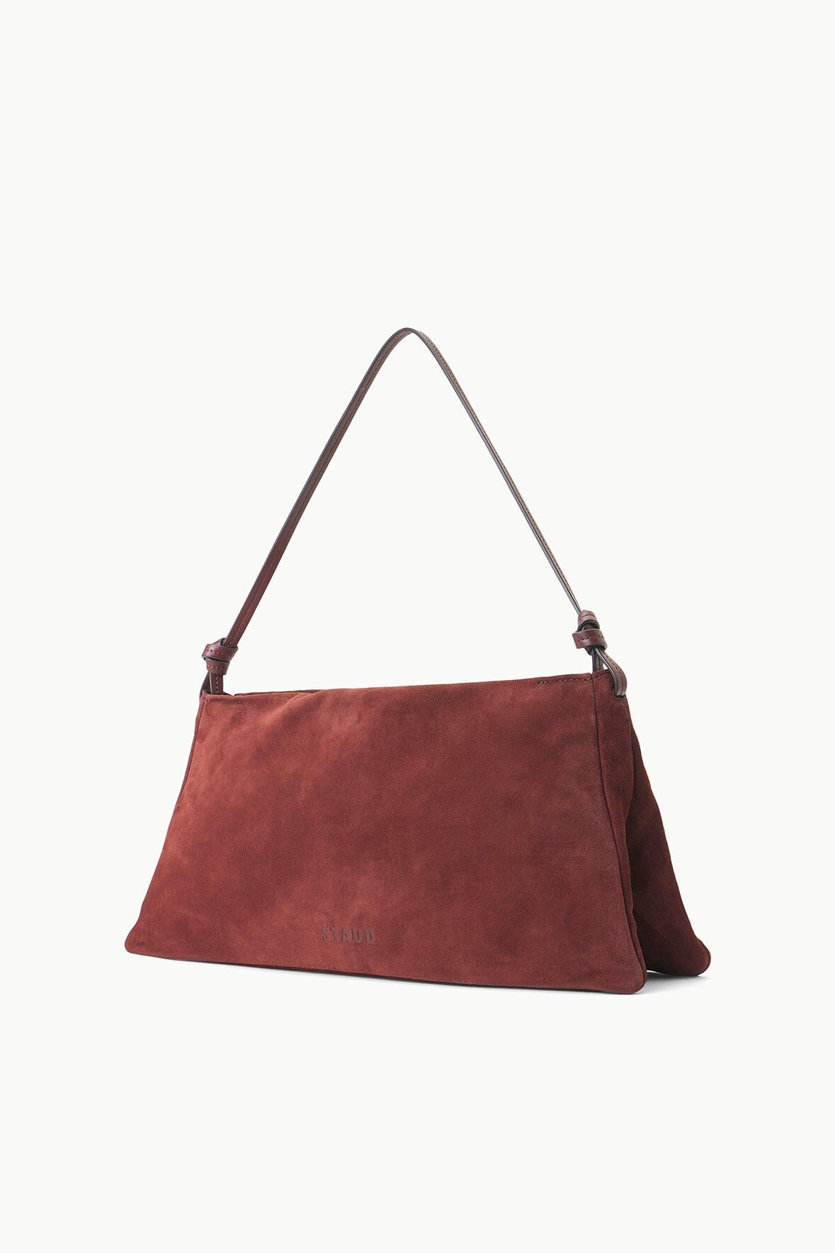 VIVI SHOULDER BAG | MAHOGANY SUEDE