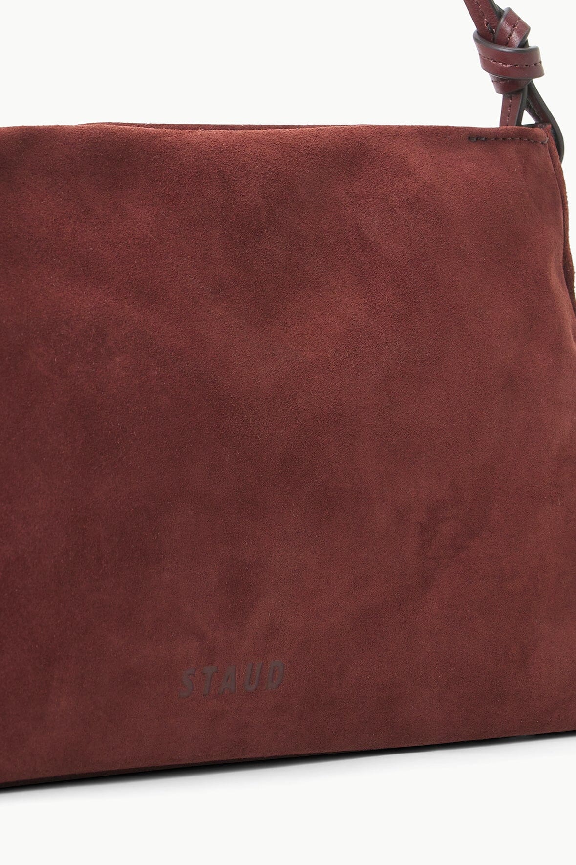 VIVI SHOULDER BAG MAHOGANY SUEDE