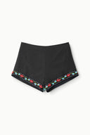 Image VON SILK SHORT | BLACK 6 of 6