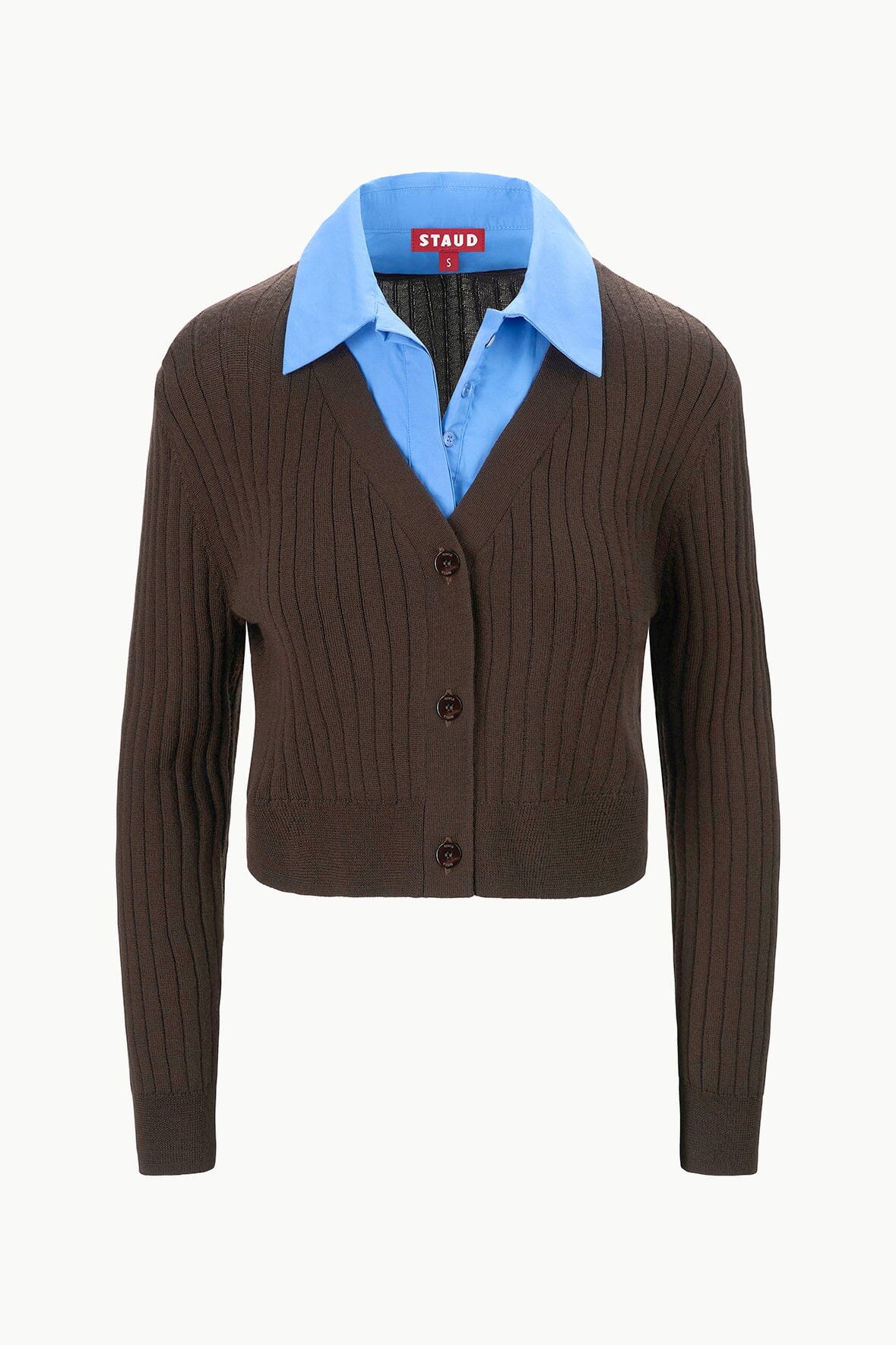 Image WALLIS SWEATER | EARTH CORNFLOWER 4 of 4 and Clicking this image will trigger a zoom pop-up