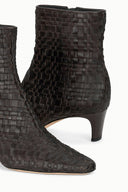 Image WALLY ANKLE BOOT | ESPRESSO WOVEN LEATHER 7 of 8