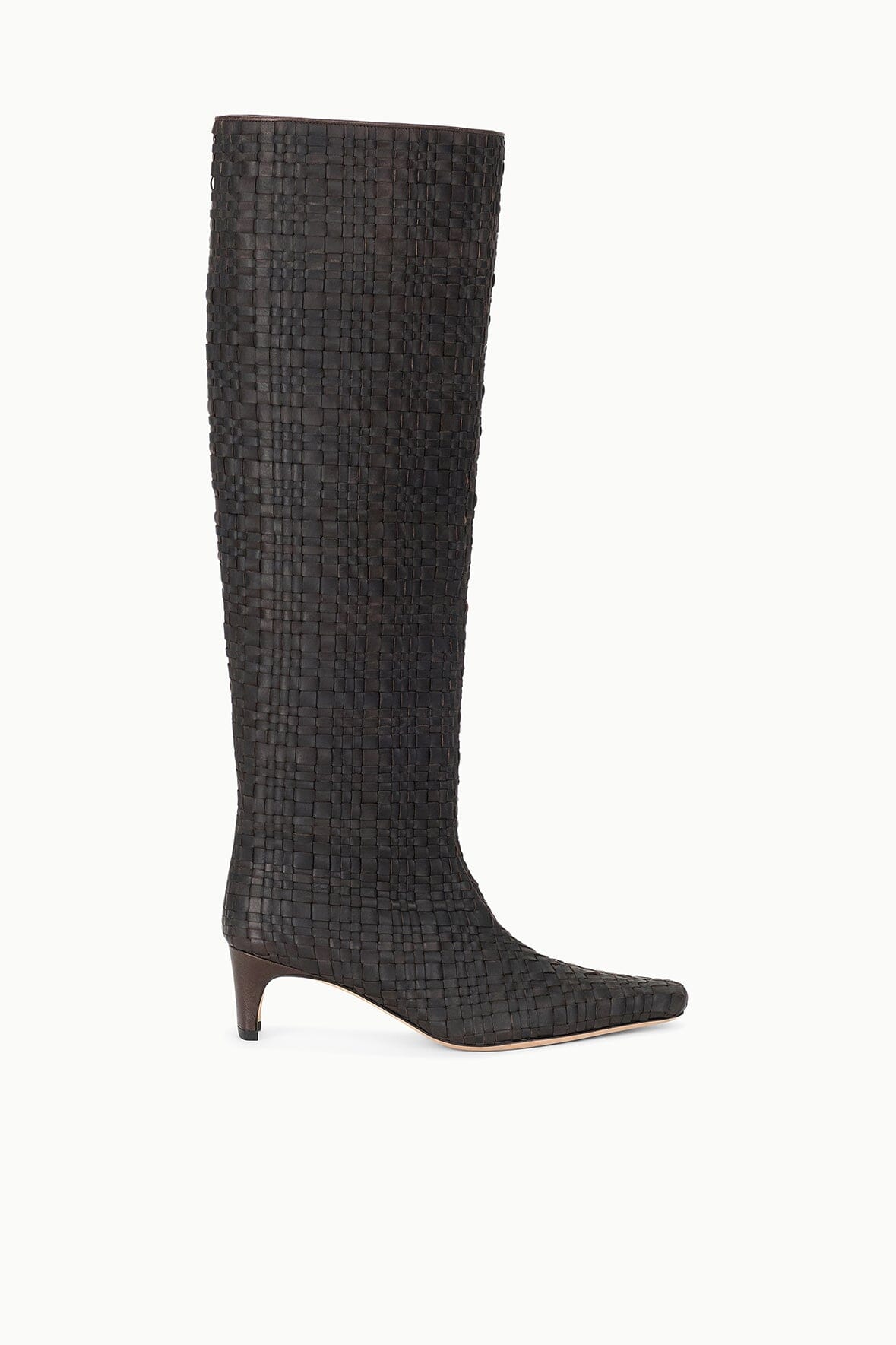 WALLY BOOT ESPRESSO WOVEN LEATHER