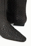 Image WALLY FLAT BOOT | ESPRESSO WOVEN LEATHER 7 of 9