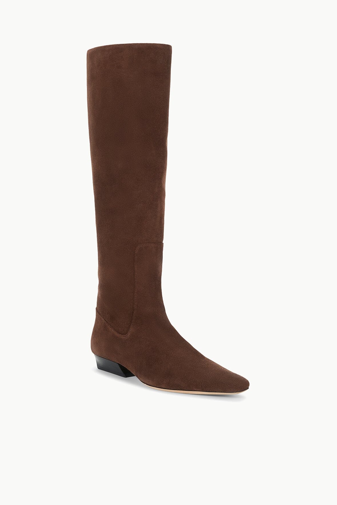 STAUD WALLY FLAT BOOT MAHOGANY SUEDE