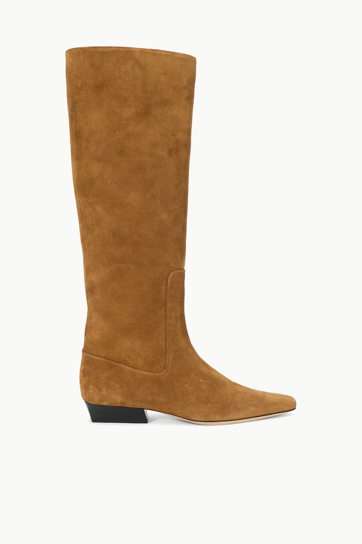 Image WALLY FLAT BOOT | TAN SUEDE 1 of 7 and Clicking this image will trigger a zoom pop-up