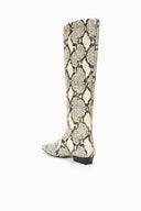 Image WALLY FLAT BOOT | WHITE SNAKE 4 of 6