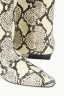 Image WALLY FLAT BOOT | WHITE SNAKE 5 of 6