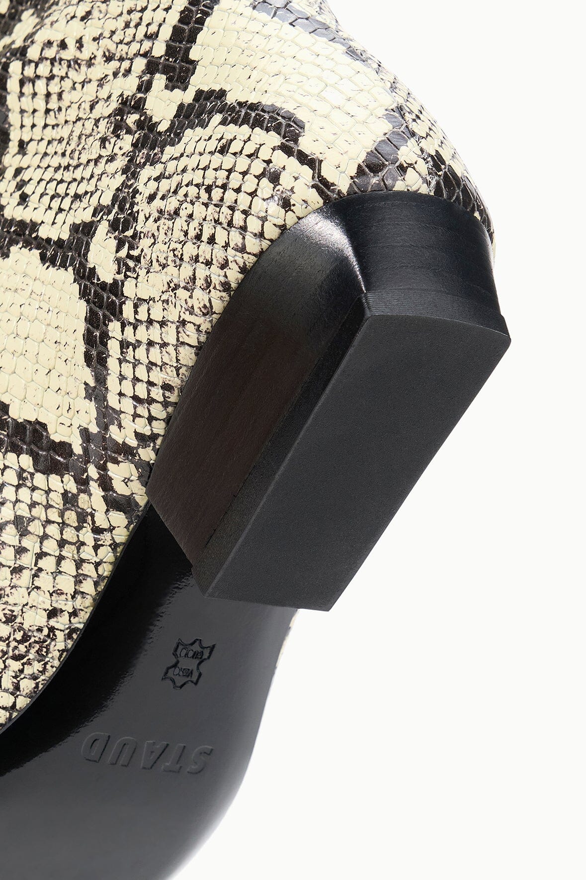 Image WALLY FLAT BOOT | WHITE SNAKE 6 of 6 and Clicking this image will trigger a zoom pop-up