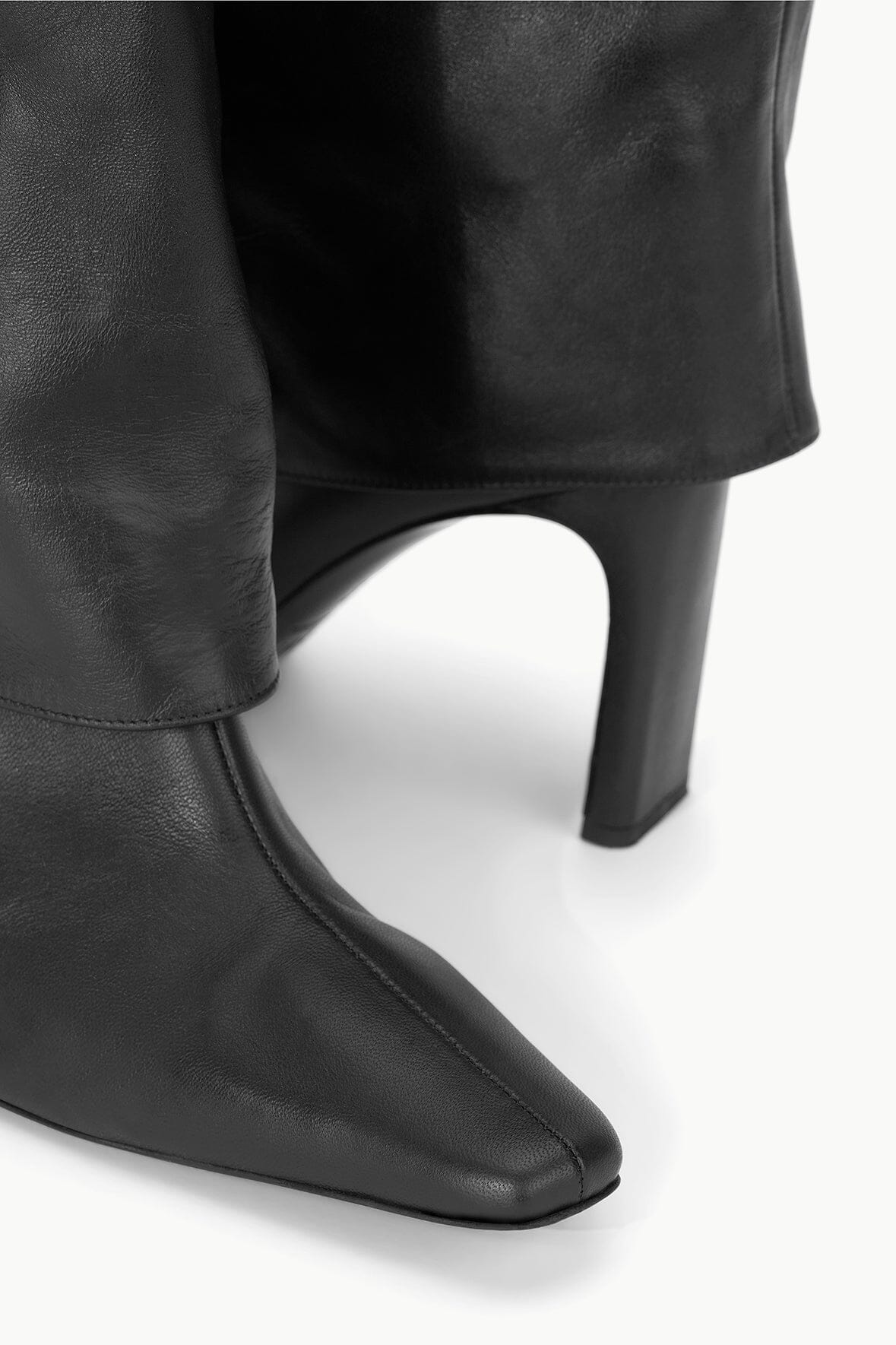 Image WALLY FOLDOVER HIGH HEEL BOOT | BLACK 6 of 8 and Clicking this image will trigger a zoom pop-up