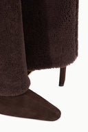 Image WALLY FOLDOVER HIGH HEEL BOOT | ESPRESSO SHEARLING 4 of 5