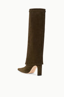 WALLY FOLDOVER HIGH HEEL BOOT | TRUFFLE
