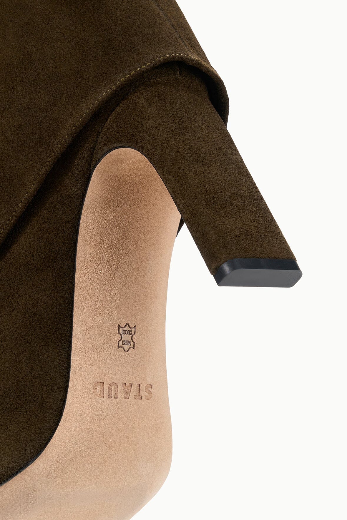 Image WALLY FOLDOVER HIGH HEEL BOOT | TRUFFLE 7 of 8 and Clicking this image will trigger a zoom pop-up