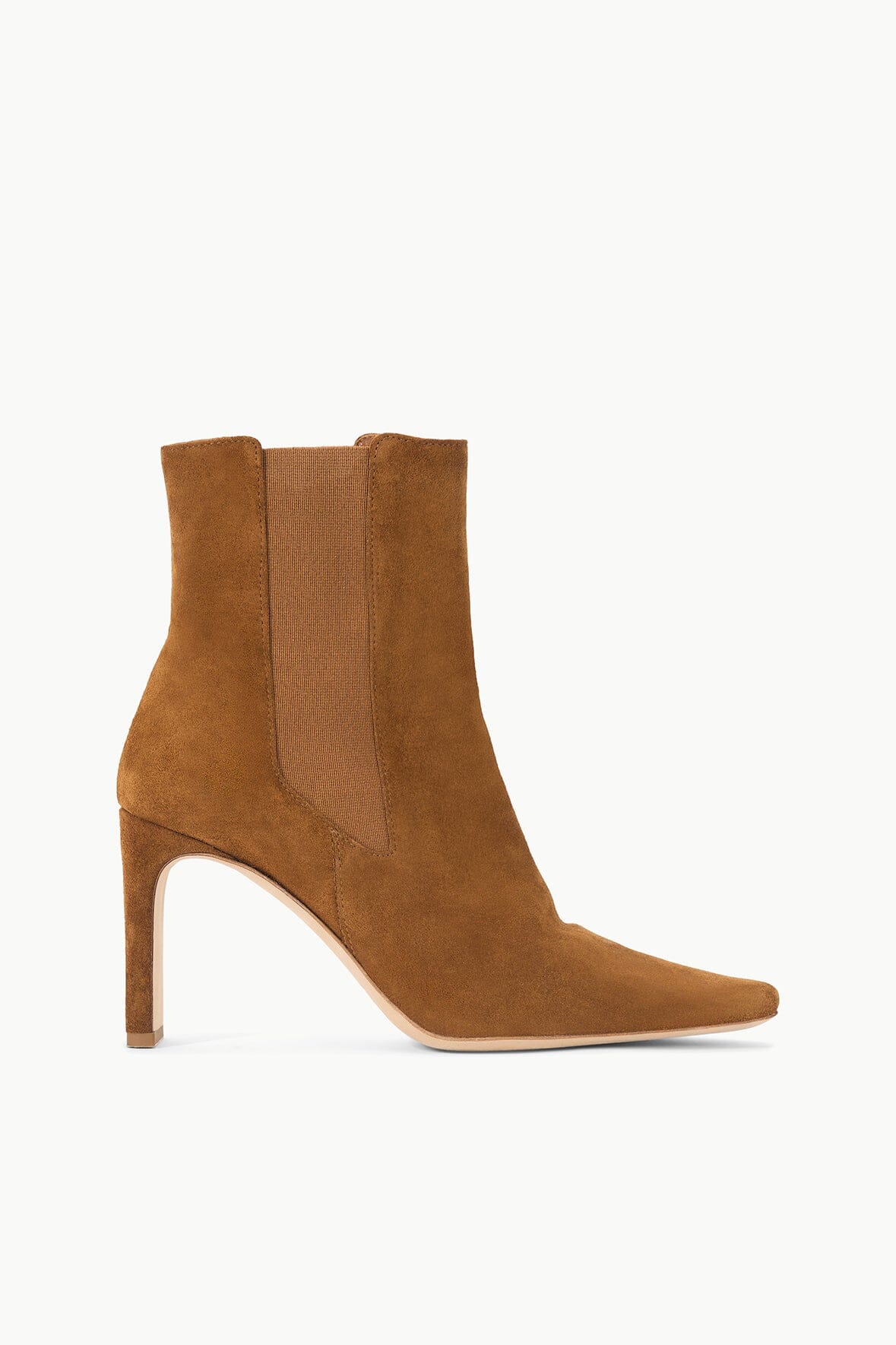 Image WALLY HIGH HEEL ANKLE BOOT | TAN 1 of 5 and Clicking this image will trigger a zoom pop-up