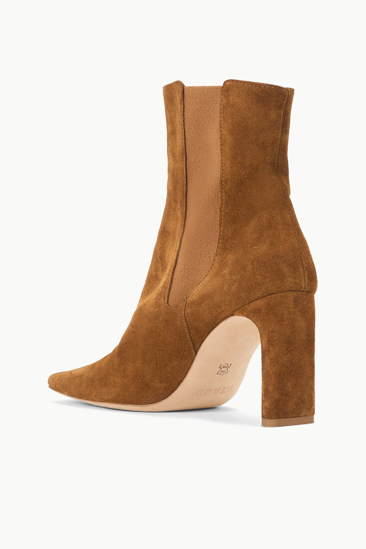 Image WALLY HIGH HEEL ANKLE BOOT | TAN 3 of 5 and Clicking this image will trigger a zoom pop-up