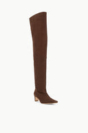 Image WALLY OVER-THE-KNEE BOOT | MAHOGANY SUEDE 3 of 7