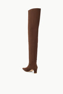 Image WALLY OVER-THE-KNEE BOOT | MAHOGANY SUEDE 4 of 7