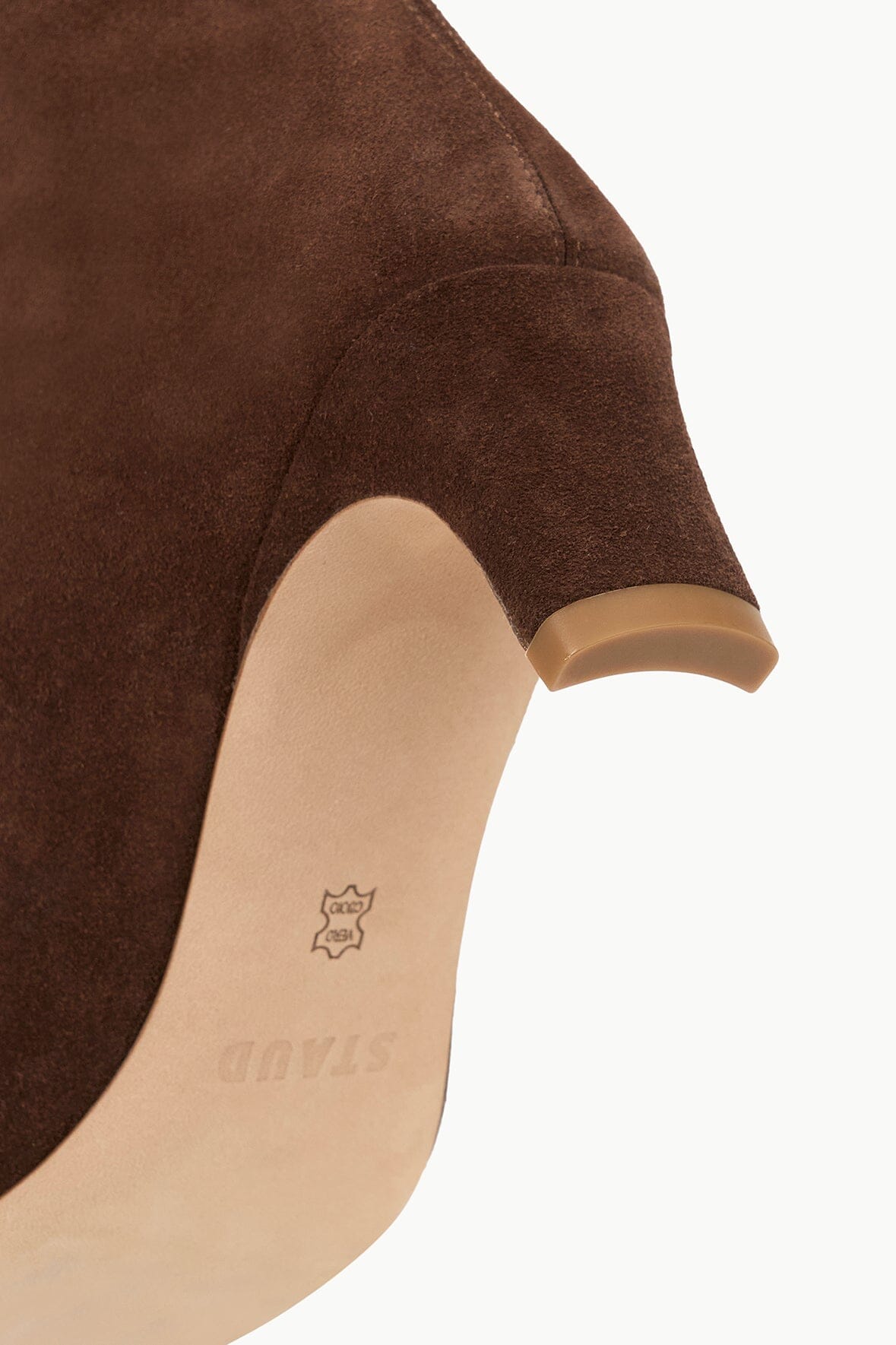 Image WALLY OVER-THE-KNEE BOOT | MAHOGANY SUEDE 7 of 7 and Clicking this image will trigger a zoom pop-up