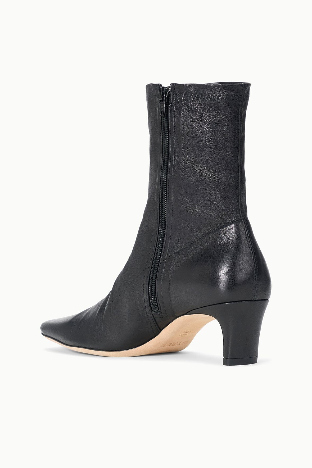 STAUD WALLY SOCK ANKLE BOOT BLACK