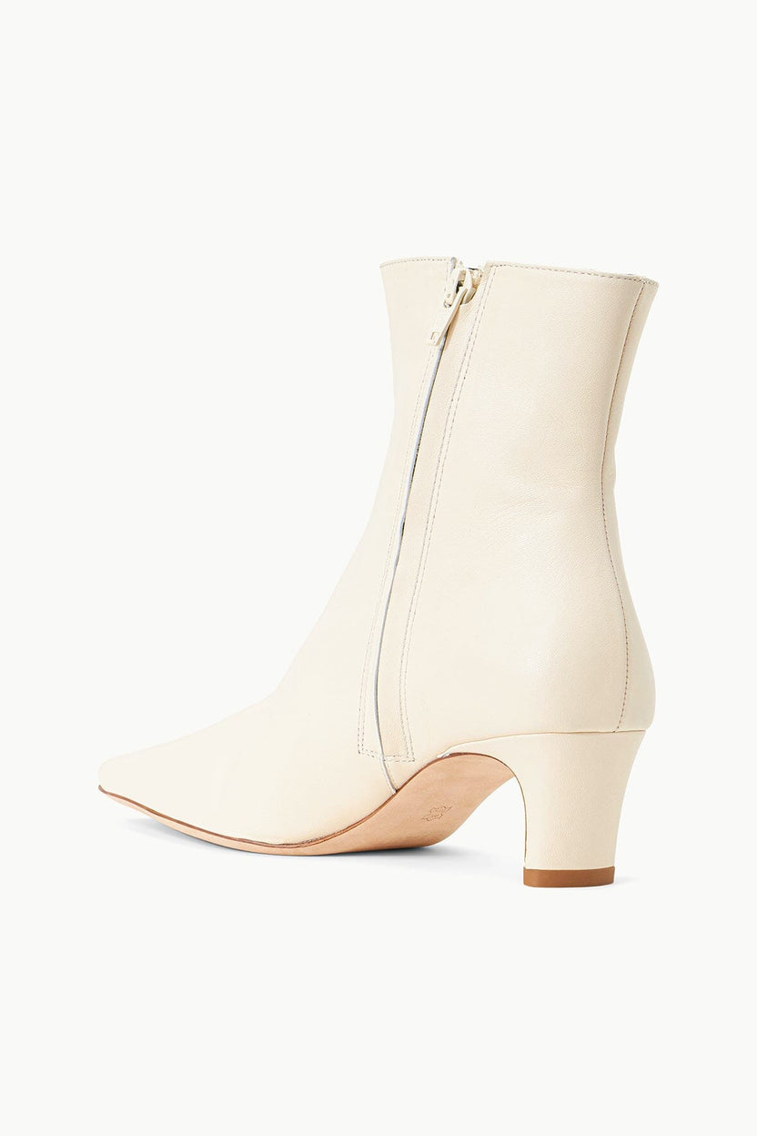 STAUD WALLY ANKLE BOOT CREAM