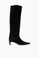 STAUD WALLY BOOT BLACK SUEDE