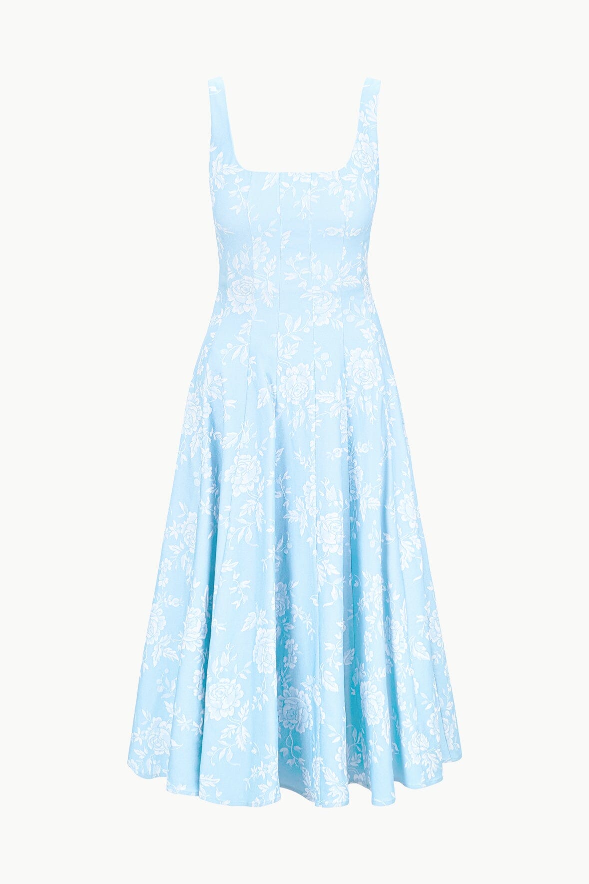 Image WELLS DRESS | BLUE ROSE 5 of 5 and Clicking this image will trigger a zoom pop-up