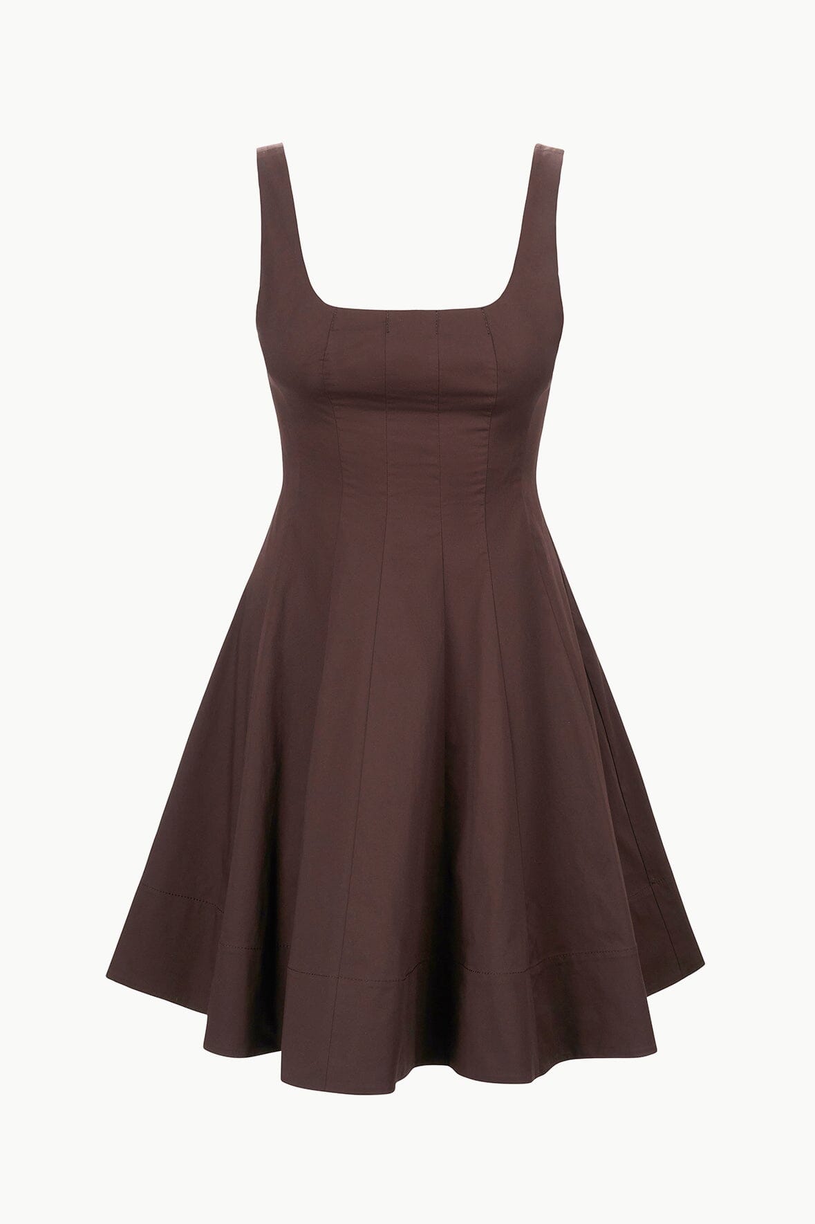 STAUD, Mini Wells Dress in Earth, Size 14 STAUD, Mini Wells Dress in Earth, Size 14