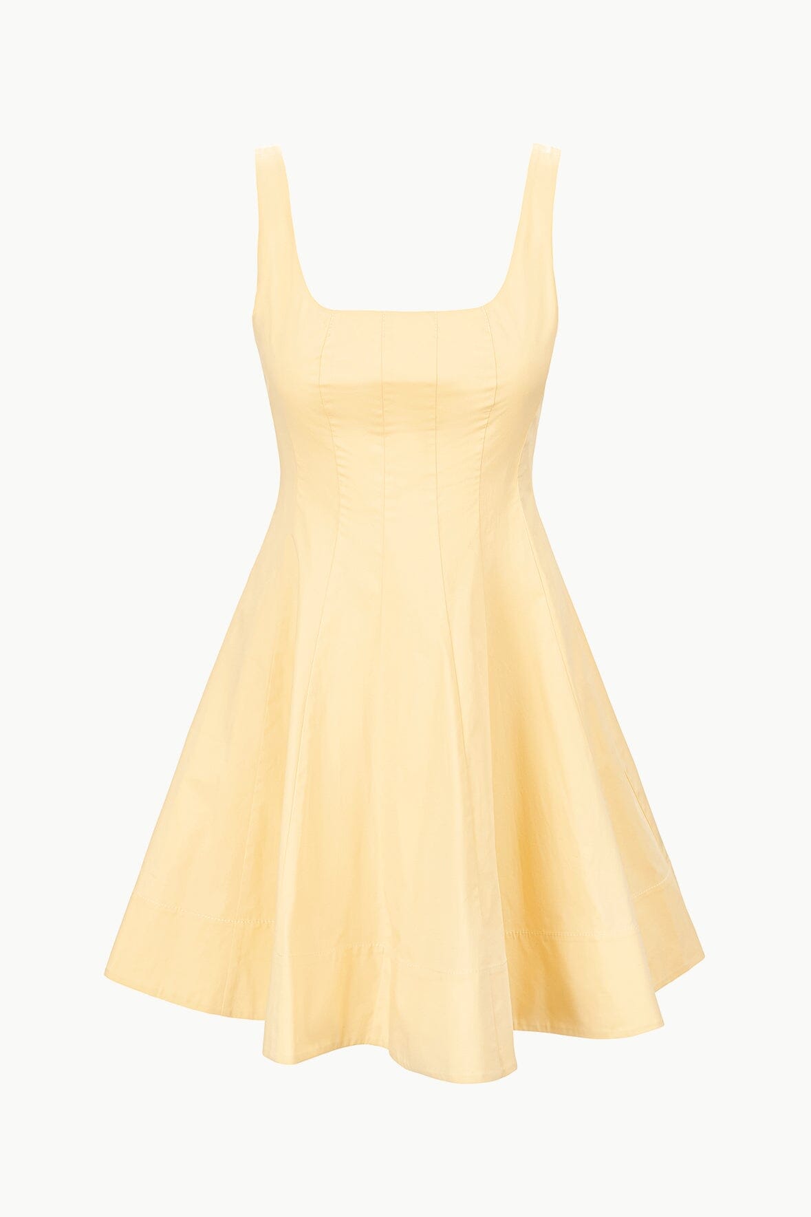 Image MINI WELLS DRESS | PALE HONEY 7 of 7 and Clicking this image will trigger a zoom pop-up