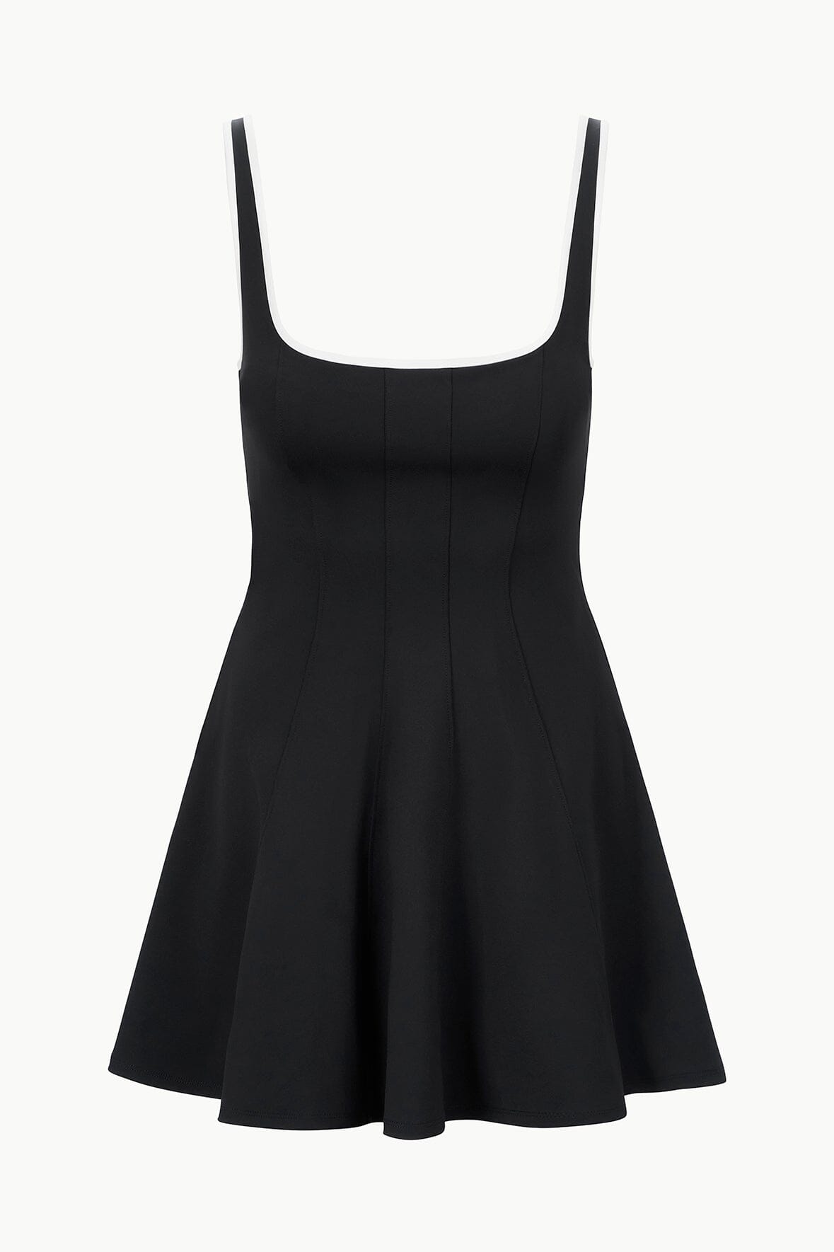 Image WELLS MINI SPORT DRESS | BLACK IVORY 6 of 6 and Clicking this image will trigger a zoom pop-up