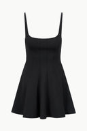 Image WELLS MINI SPORT DRESS | BLACK IVORY 6 of 6